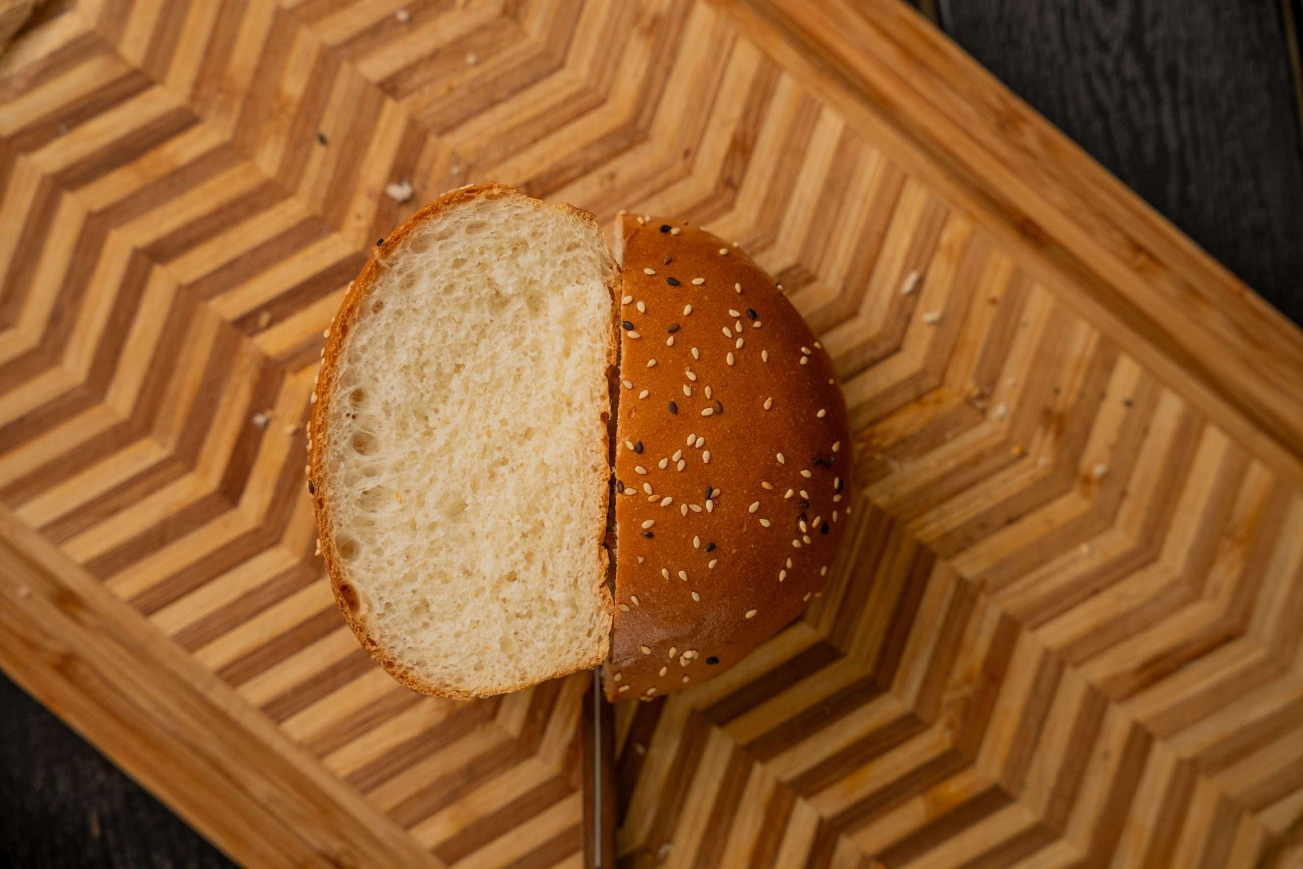 premium burger pecivo