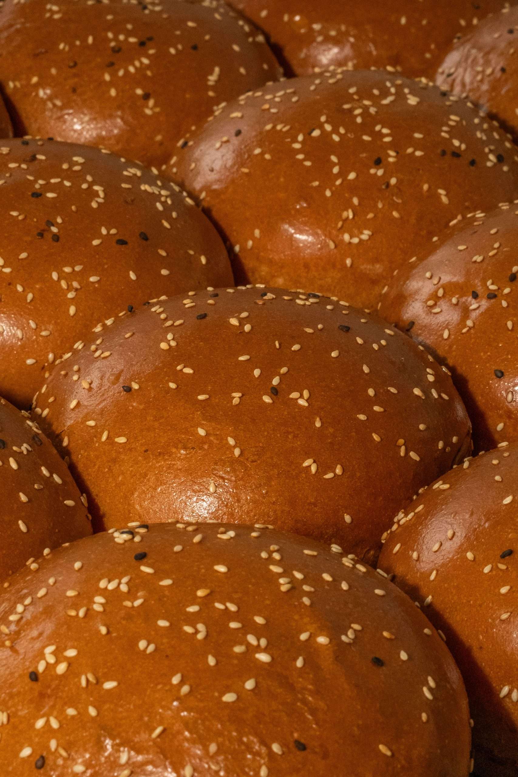 premium burger pecivo